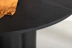 Matbord 'Orsa' Runt 110cm - Svart