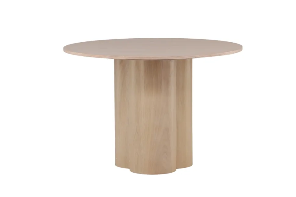 Matbord 'Orsa' Runt 110cm - Vitputsad