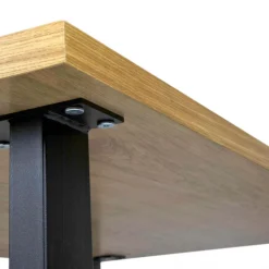 Matbord 'Radus' 140x85cm - Ek/Svart