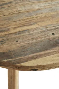 Matbord 'Recycled' Runt 110cm - Natur/återvunnet trä