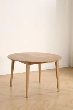 Matbord 'Saba' Ovalt/Runt 120-165x120 cm - Ek