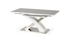 Matbord 'Sandor' 160-220cm - Vit