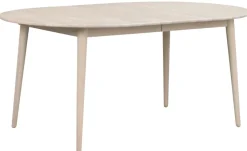 Matbord 'Tyler' Ovalt 170x105cm - Vitpigmenterad Ek