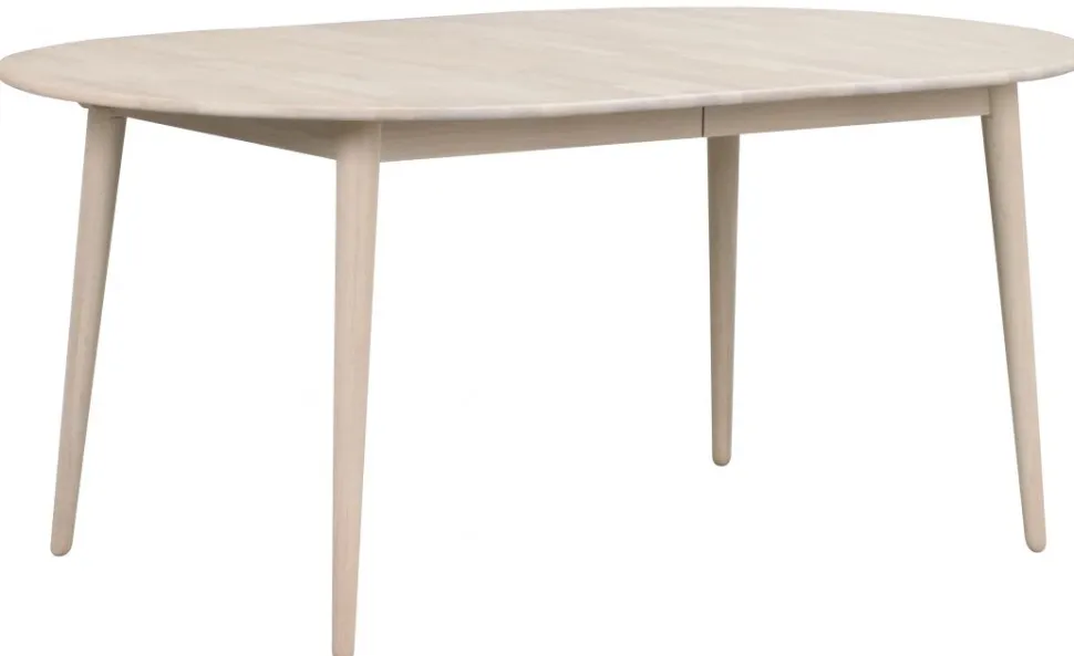 Matbord 'Tyler' Ovalt 170x105cm - Vitpigmenterad Ek