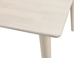 Matbord 'Tyler' 180x90cm - Vitpigmenterad Ek
