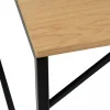 Matbord 'Vega' 180x90cm - Natur/Svart