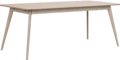Matbord 'Yumi' 190x90cm - Vitpigmenterad ek