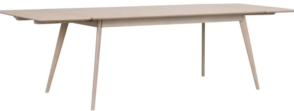 Matbord 'Yumi' 190x90cm - Vitpigmenterad ek