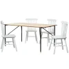 Matgrupp 'Hornstull Elsa' - 1 Bord & 4 Stolar