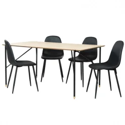 Matgrupp 'Hornstull Forma' 1 Bord & 4 Stolar