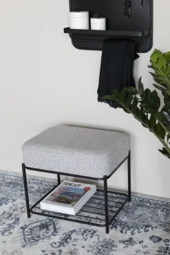 Pall 'Milou' Rektangulär - Grå