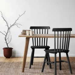 Pinnstol 'Elsa' - Svart