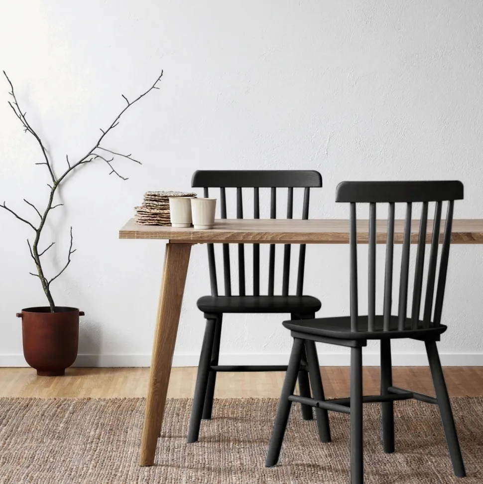 Pinnstol 'Elsa' - Svart