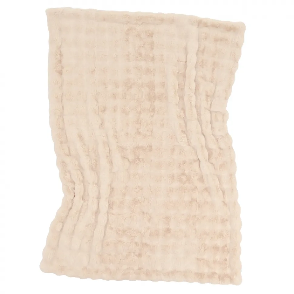 Pläd 'Aranga Bubble Throw' 130x170cm - Beige