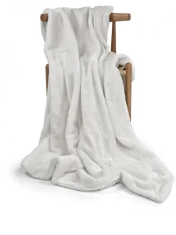 Pläd 'Aranga Super Soft Throw' 130x170cm - Vit