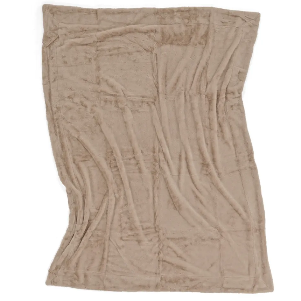Pläd 'Aranga Super Soft Throw' 130x170cm - Brun