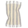Pläd 'Beatriz Stripe' 130x170cm - Svart/vit