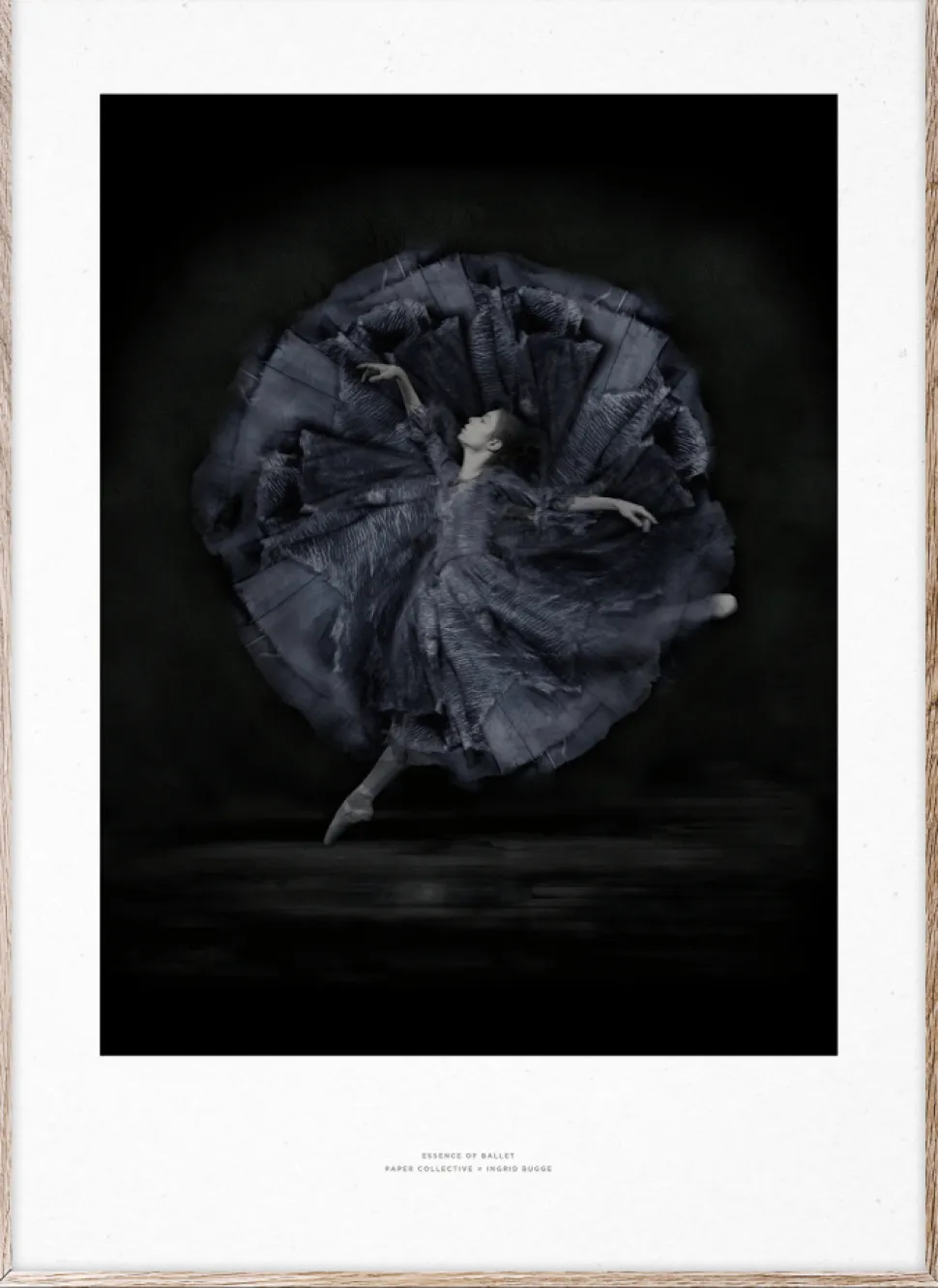 Poster 'Essence of Ballet 06' 50x70 - Svart/Vit