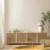 Rund matta 'Aranga Super Soft' 200cm - Gul