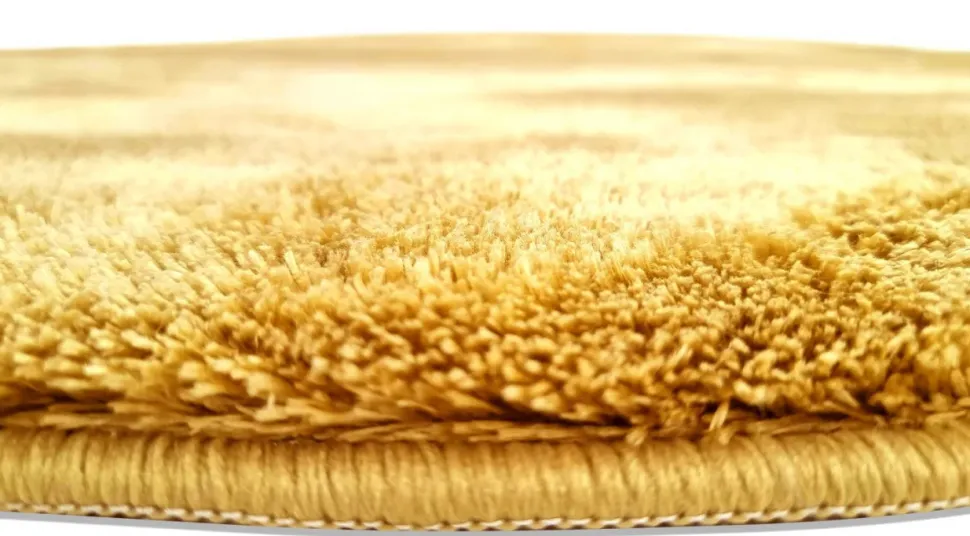 Rund matta 'Aranga Super Soft' 200cm - Gul
