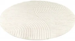 Rund Matta 'Devon' - Cream