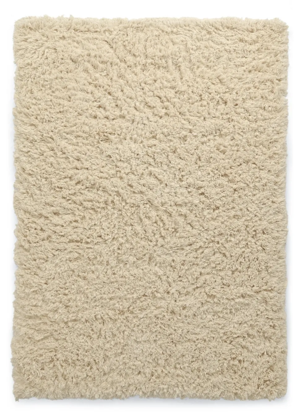 Ryamatta 'Fassale Handvävd Ull' - Beige