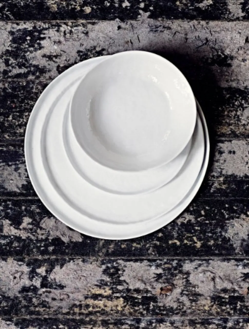 Serveringsfat 'Boho white' - Vit