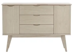 Sideboard 'Filippa' 122x85cm - Ek/Vitpigmenterad