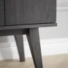 Sideboard 'Filippa' 122x85cm - Mörk ek