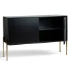 Sideboard 'Frölunda' - Svart/Guld