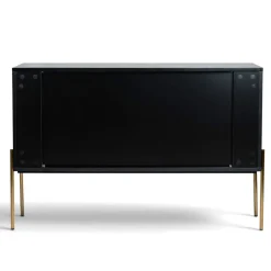 Sideboard 'Frölunda' - Svart/Guld