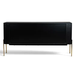 Sideboard 'Frölunda' - Svart/Mässing