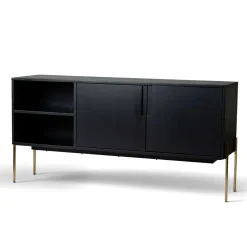 Sideboard 'Frölunda' - Svart/Mässing