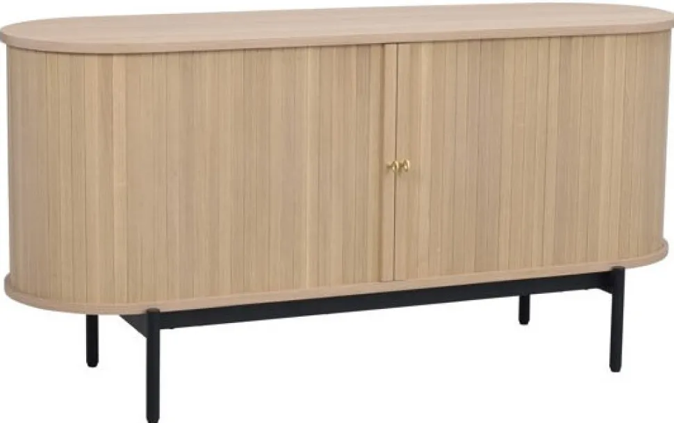 Sideboard 'Haddington' - Vitpigmenterad/Svart