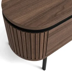 Sideboard 'Kärra' - Valnöt/Svart