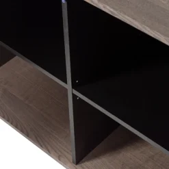 Sideboard ‘New Gravure’ 200 cm - Mörkbrun/Svart