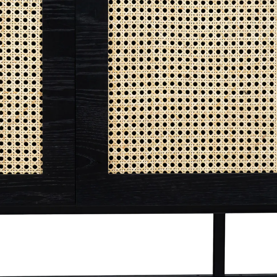 Sideboard 'Sailor' - Svart/Natur