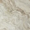 Sidobord 'Erie' Runt 40cm - Vit Marmor