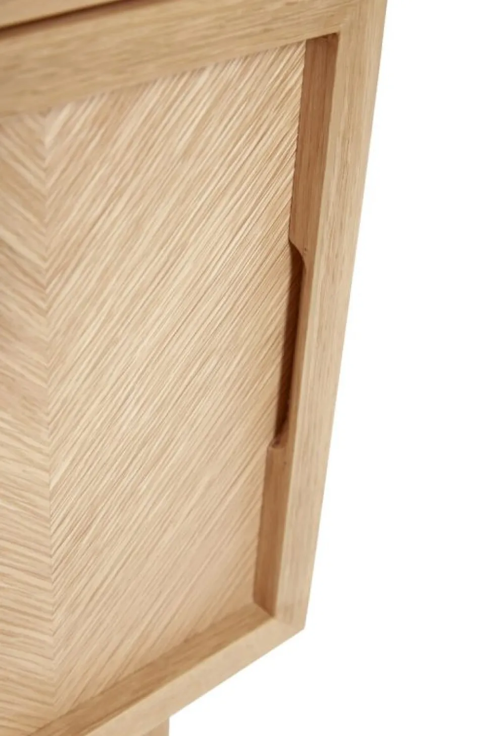 Sidobord 'Herringbone' - Natur