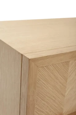 Sidobord 'Herringbone' - Natur