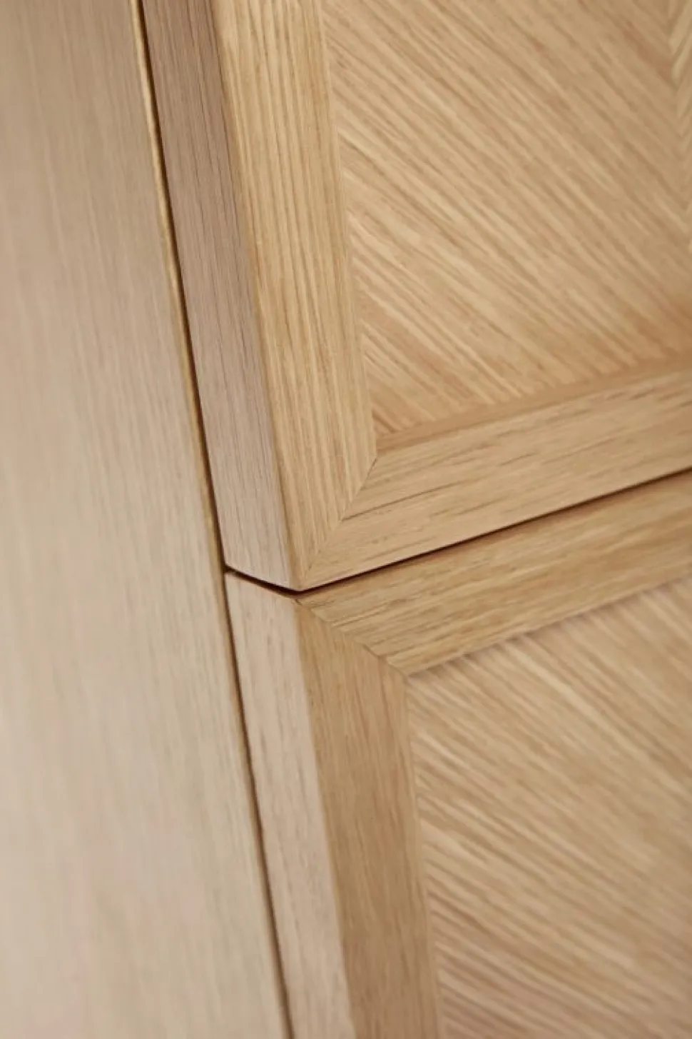Sidobord 'Herringbone' - Natur