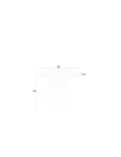 Sidobord 'Karula' - Beige