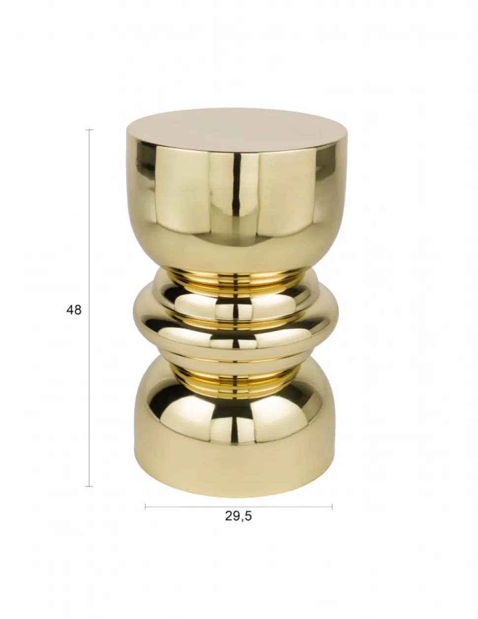 Sidobord ‘Kinga’ - Guld