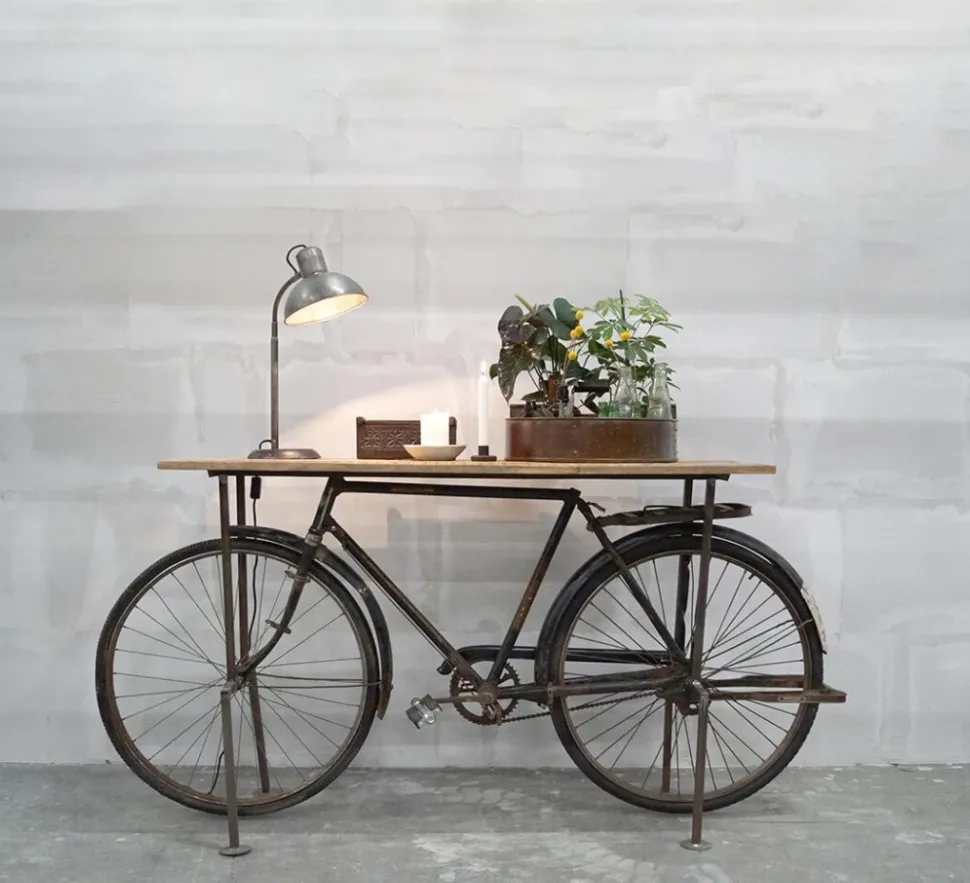 Sidobord Vintage bicycle - Trä/Järn