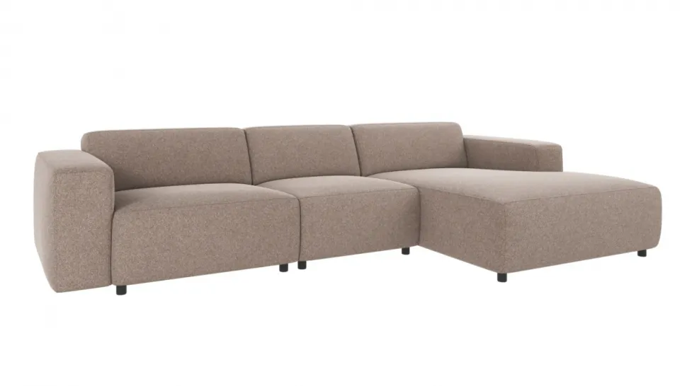 4-Sitssoffa 'Willard' Schäslong H - Beige