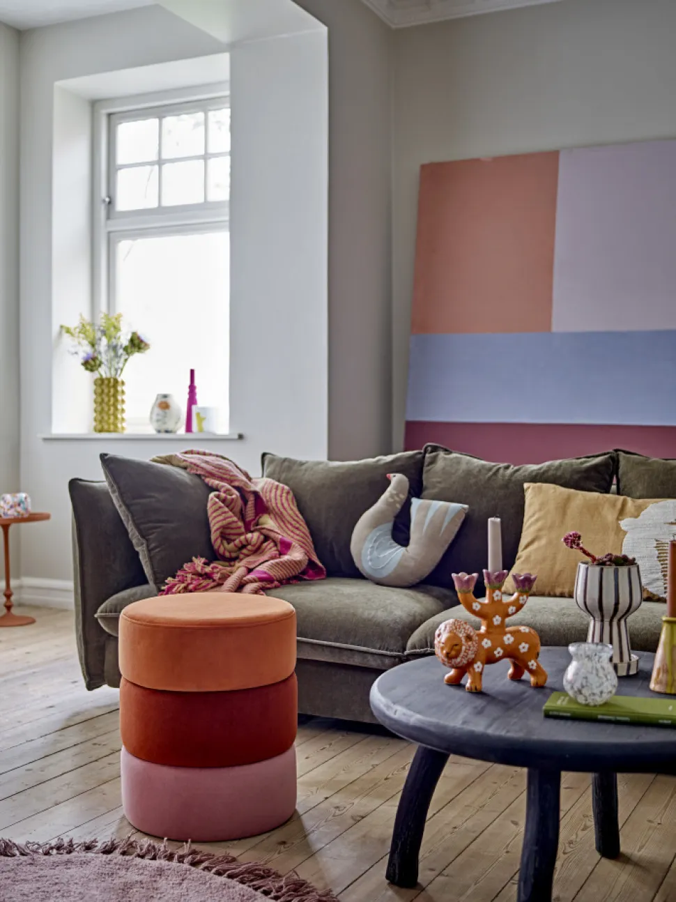 Sittpuff 'Bilbao' - Orange