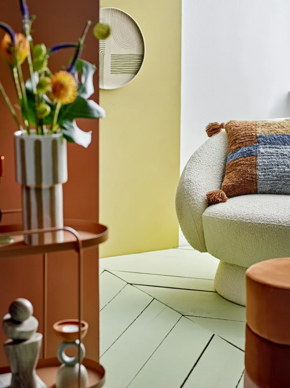 Sittpuff 'Bilbao' - Orange