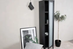 Skåp 'Acero' 35x150cm -  Svart