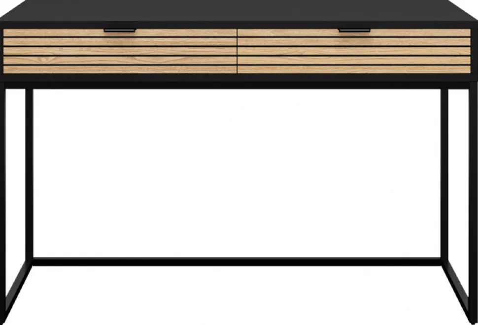 Skrivbord 'Line' - Ek/Svart