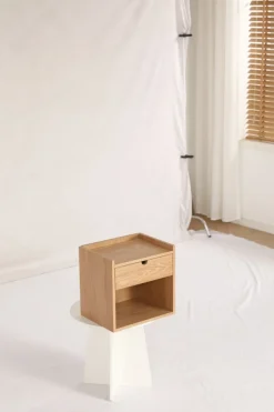 Sängbord 'Mellby' - Ek